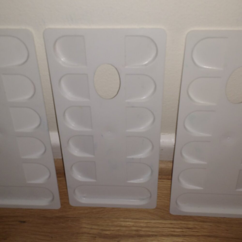 Craft paint rectangular Paint palette x 3 New